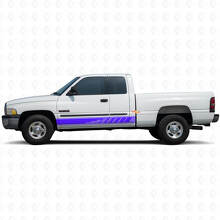 Perforated Stripes Rocker Panel Vinyl Sticker Decal Graphic for Dodge Ram 1500 1994-2001_2