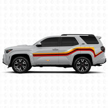 Vinyl Stickers Latéraux Lignes Tordues Autocollant Pour Toyota 4Runner 3