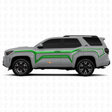 Crooked Lines Entire Side Vinyl Stickers Decal For Toyota 4Runner 3
