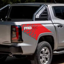 Tire Track Graphic Rear Side Fender Vinyl Sticker Decal for Nissan Navara PRO 4X 2