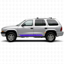 Topographische Streifen Seitenschweller Vinyl Aufkleber Decal für Dodge Durango 1998-2003 2