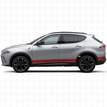 Straight Lines Rocker Panel Side Vinyl Sticker Decal for Dodge Hornet 2023+ 3