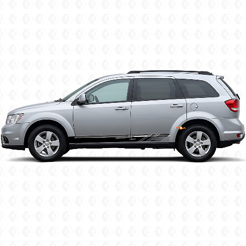 Decorated Stripes Rocker Panel Vinyl Sticker Decal For Dodge Journey 2009-2020 1