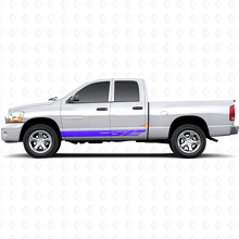 Decorated Stripes Rocker Panel Vinyl Sticker Decal For Dodge Ram 1500 2002–2008 2