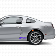 Racing Checkered Style Side Vinyl Decals for Musclecar 2010-2020_2