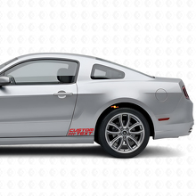 Racing Checkered Style Side Vinyl Decals for Musclecar 2010-2020_3