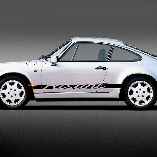 Rasant Beschriftungs-Seitenstreifen Vinylaufkleber für Porsche 911