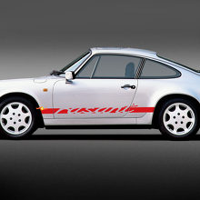 Rasant Beschriftungs-Seitenstreifen Vinylaufkleber für Porsche 911 3