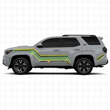 Curved Graphic Side Stripes Vinyl Sticker Decal For Toyota 4Runner 2