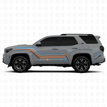 Curved Graphic Side Stripes Vinyl Sticker Decal For Toyota 4Runner 3
