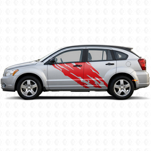Mud Splash Graphic Door Side Vinyl Decal for Dodge Caliber 2007-2012 3