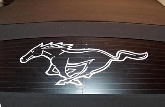 Ford Mustang Rear Window Pony Outline Decal Sticker