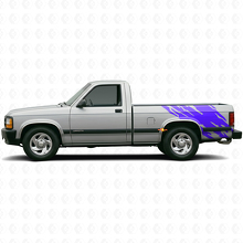 Mud Splash Graphic Rear Side Vinyl Decal for Dodge Dakota 1987-1996 2