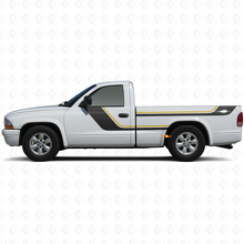 Twin Stripes Side Vinyl Decal Kit for Dodge Dakota 1997-2004_2