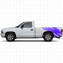 Mud Splash Graphic Rear Side Vinyl Decal for Dodge Dakota 1997-2004 2