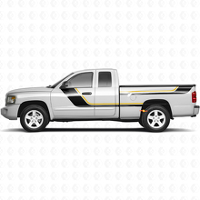 Twin Stripes Side Vinyl Decal Kit for Dodge Dakota 2005-2011_2