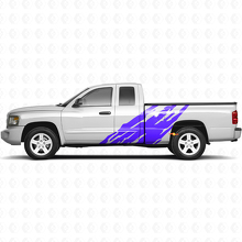 Mud Splash Graphic Side Vinyl Decal for Dodge Dakota 2005-2011_2