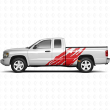 Mud Splash Graphic Side Vinyl Decal for Dodge Dakota 2005-2011_3