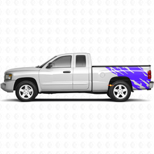Mud Splash Graphic Rear Side Vinyl Decal for Dodge Dakota 2005-2011_2
