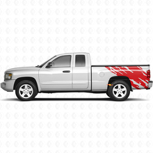 Mud Splash Graphic Rear Side Vinyl Decal for Dodge Dakota 2005-2011_3