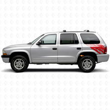 Mud Splash Graphic Rear Side Vinyl Decal for Dodge Durango 1998-2003_3