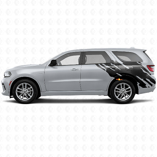 Mud Splash Graphic Rear Side Vinyl Decal for Dodge Durango 2011+ 1