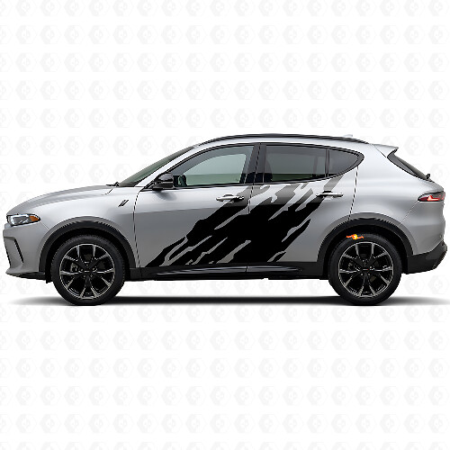 Mud Splash Graphic Doors Vinyl Decal for Dodge Hornet 2023+ 1