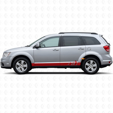 Mountains Wide Stripes Rocker Panel Vinyl Decal for Dodge Journey 2009-2020_3