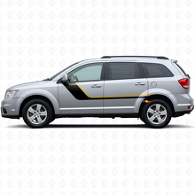 Twin Stripes Door Side Vinyl Decal for Dodge Journey 2009-2020 2