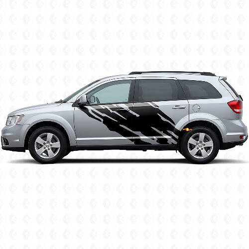 Mud Splash Graphic Doors Vinyl Decal for Dodge Journey 2009-2020 1