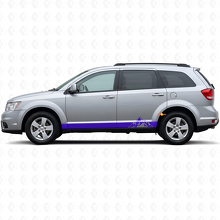Mountains Style Stripes Rocker Panel Vinyl Decal for Dodge Journey 2009-2020_2