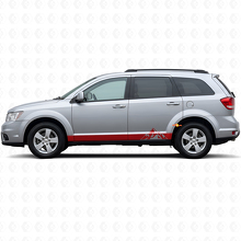 Mountains Style Stripes Rocker Panel Vinyl Decal for Dodge Journey 2009-2020_3