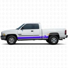 Mountains Wide Stripes Rocker Panel Vinyl Decal for Dodge Ram 1500 1994-2001_2