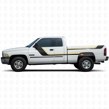 Twin Stripes Door and Rear Side Vinyl Decal Kit for Dodge Ram 1500 1994-2001_2
