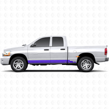 Curved Stripes Rocker Panel Door Vinyl Decal for Dodge Ram 1500 2002-2008_2