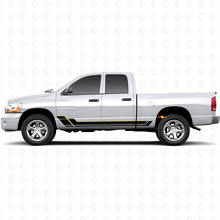 Twin Stripes Rocker Panel Vinyl Decal Kit for Dodge Ram 1500 2002-2008_2