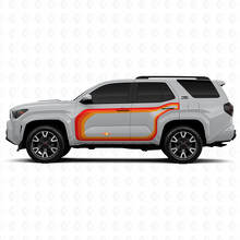 Adhesifs Autocollants Latéraux Graphiques Rayures Fermées Pour Toyota 4Runner 2
