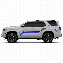 Curved Side Stripes Vinyl Stickers Decal For Toyota 4Runner_2