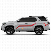 Curved Side Stripes Vinyl Stickers Decal For Toyota 4Runner_3