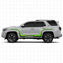 Triple Racing Stripes Side Vinyl Decal Kit For Toyota 4Runner_3