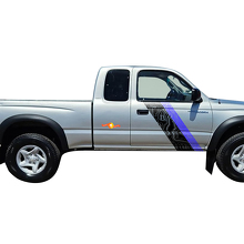 Twin Topographic Stripes Side Vinyl Decal for Toyota Tacoma 1995-2004 3