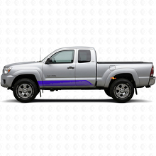 Curved Lines Rocker Panel Vinyl Decal for Toyota Tacoma 2004-2015 2
