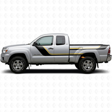 Twin Stripes Door and Rear Side Vinyl Decal Kit for Toyota Tacoma 2004-2015_2