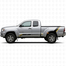 Kit de vinilo con rayas gemelas para puertas y guardabarros traseros para Toyota Tacoma 2004-2015 2
