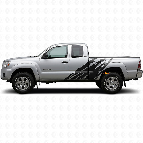 Mud Splash Graphic Side Vinyl Decal for Toyota Tacoma 2004-2015