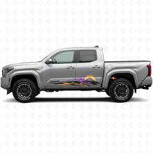 Japanese Sakura Graphic Side Vinyl Decal for Toyota Tacoma 2023+_2