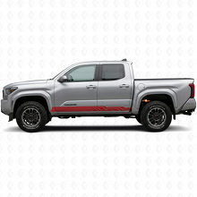 Intertwined Curved Stripes Rocker Panel Vinyl Decal for Toyota Tacoma 2023+_3