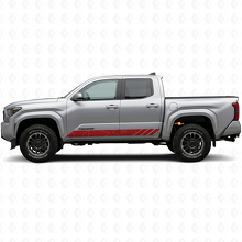 Déco Vinyle à Rayures Style Topographique pour Portes Toyota Tacoma 2023+ 3