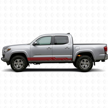 Intertwined Curved Stripes Rocker Panel Vinyl Decal for Toyota Tacoma 2015-2023_3