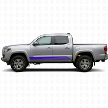 Curved Lines Rocker Panel Vinyl Decal for Toyota Tacoma 2015-2023_2
